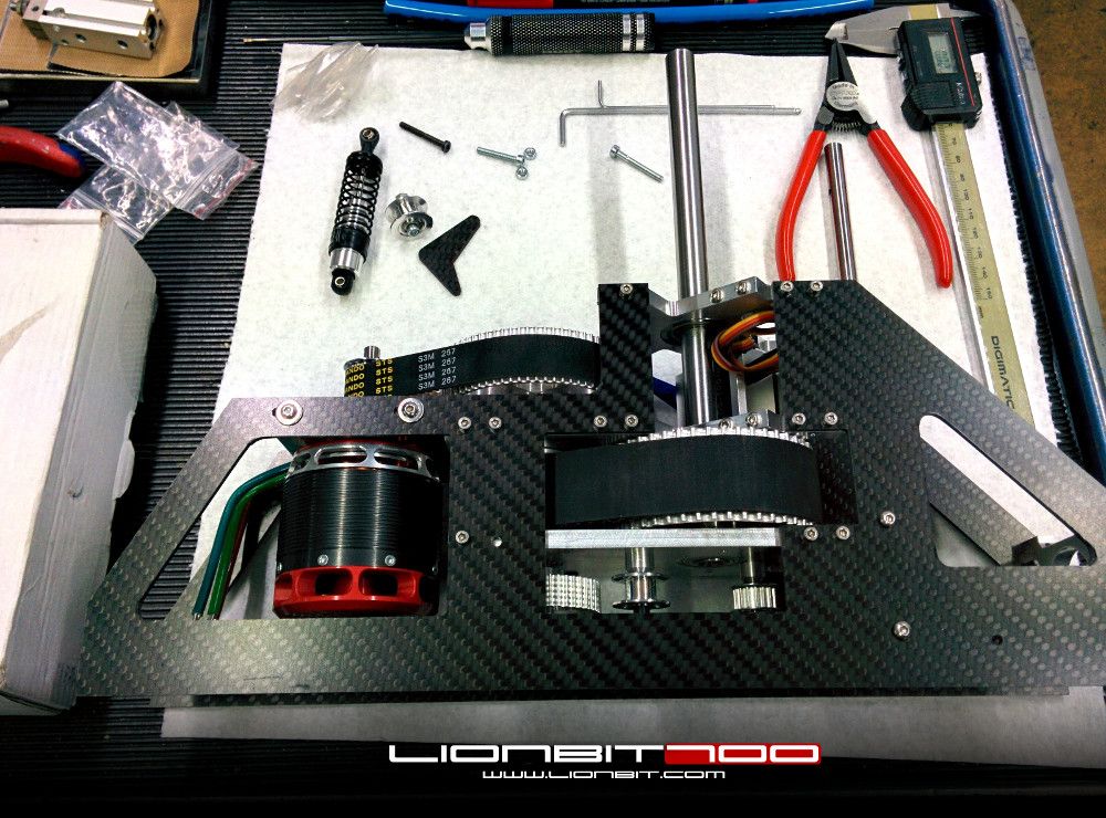 Planung für den Heckriemenspanner und Umlenkhebel