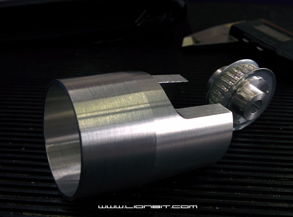 Das Heckgehäuse in einer frühen Phase